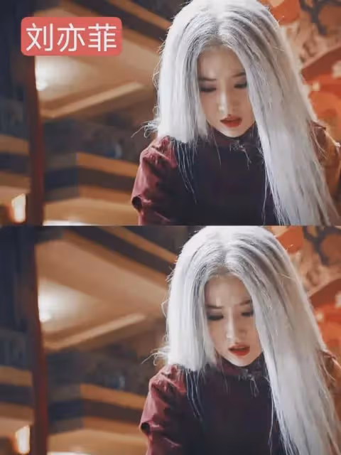 趙麗穎的白髮造型封神了！