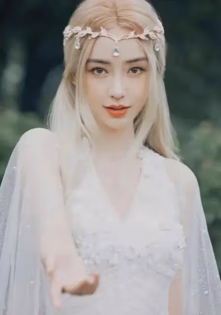 趙麗穎的白髮造型封神了！