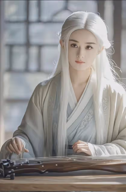 趙麗穎的白髮造型封神了!