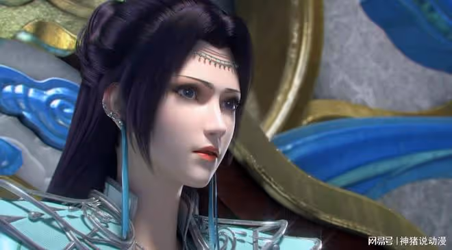 斗破蒼穹：大美女曹穎正式現身，黑裙配大白腿超性感，比雲韻還美