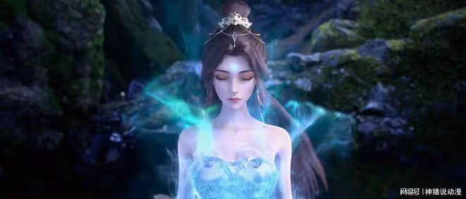 完美世界：月嬋衣服被燒光，大長腿配翹臀超性感，清漪好大膽