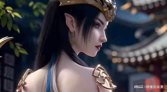 美杜莎cos來襲，紅衣浴袍超有料，大長腿真長，比動漫版還美