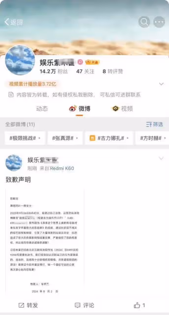 森碟委屈視頻再引熱議葉一茜發文否認重男輕女+告黑!評論區淪陷