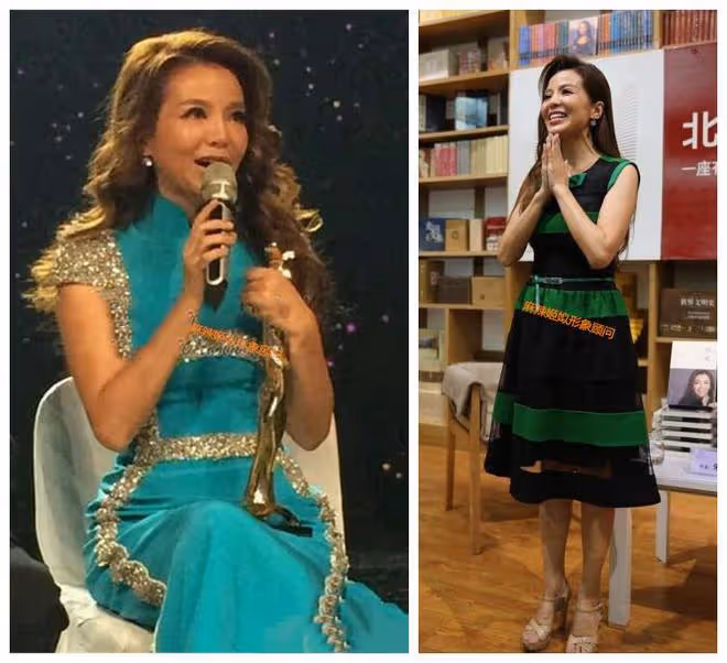 央視洋氣擔當45歲朱迅，她的穿搭尤其是用色，挺值得你來學習