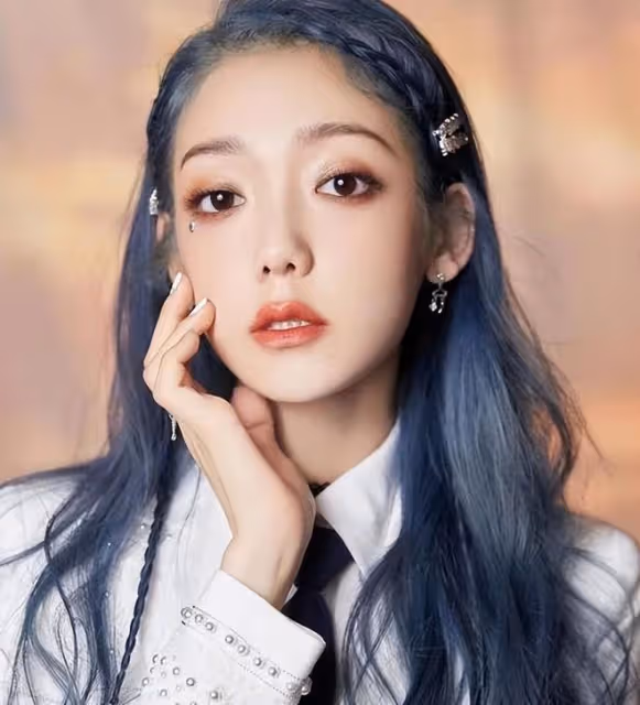 希林娜依·高，混搭穿搭法，為何顯得她好美，好少女，也好高級？
