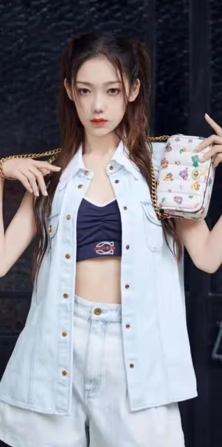 希林娜依·高，混搭穿搭法，為何顯得她好美，好少女，也好高級？