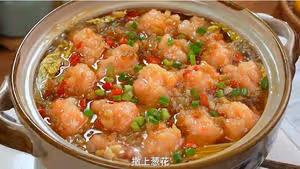蒜蓉蝦滑煲