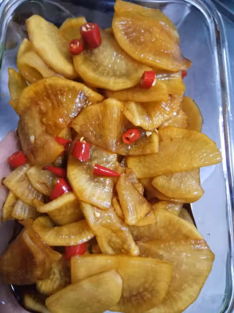 酸辣脆爽的蘿蔔，當零食都非常好
