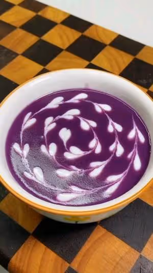 拉花米糊