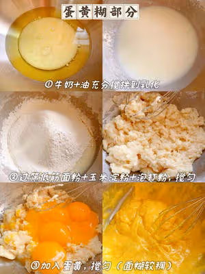 原味鮮奶金枕蛋糕 | 一次成功so easy ‼️
