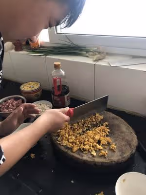 中秋美食—藕餅