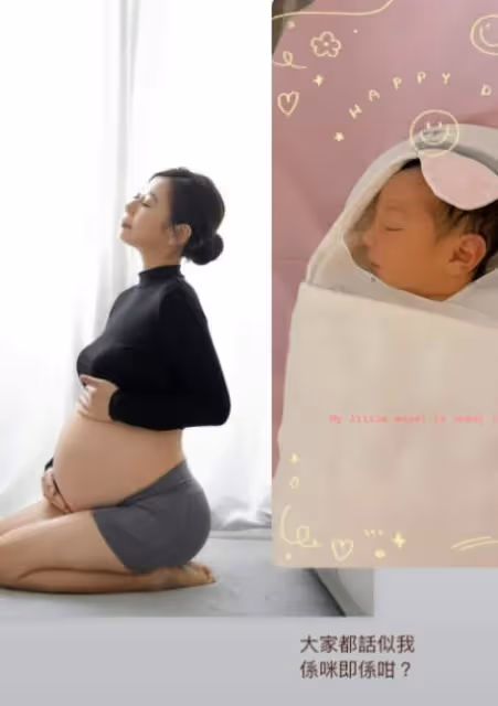 恭喜!43歲前港男再添一女!太太大曬女兒靚樣:大家都說像我