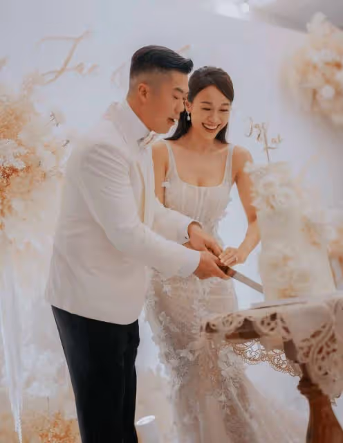TVB前女星黃心穎曬照慶結婚1周年!50歲老公真情告白:我愛你