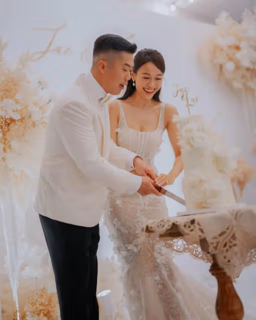 黃心穎慶祝結婚一周年,感謝老公泥鯭:謝謝你成為我的磐石