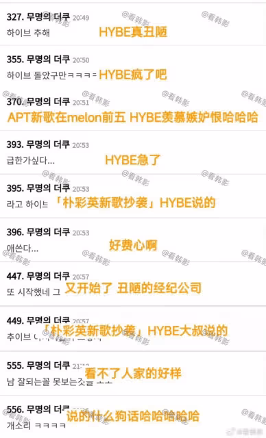 Hybe說柳智敏很做作？朴彩英火星哥《APT》被指抄襲？女staff過度接觸enhypen被審判？