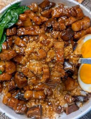 香菇滷肉飯造起來