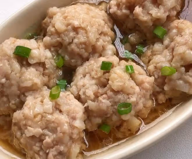 清蒸山藥肉丸（寶寶輔食）