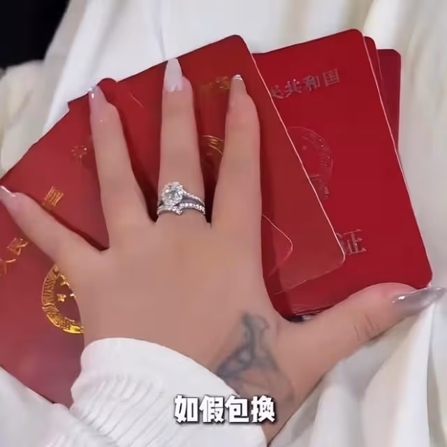 韓安冉曬七本結婚離婚證,和宋浩然領證畫面公開,夫妻好甜蜜