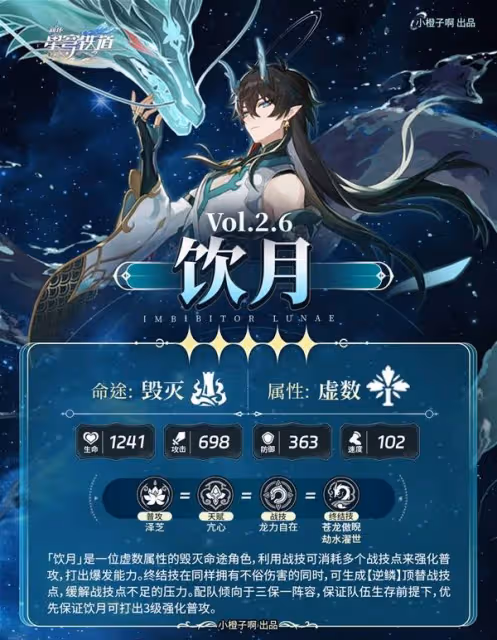 《崩壞:星穹鐵道》2.6飲月丹恆養成攻略