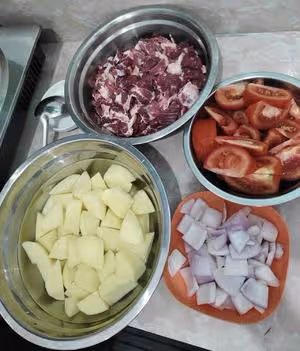 番茄土豆牛腩煲（電飯煲）