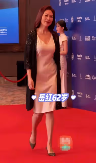 歲月不敗美人,62歲女星岳紅現身參加活動,本人優雅大氣氣質超好