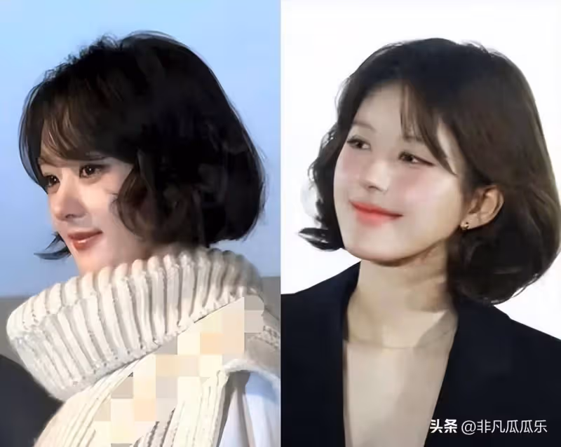 同款短髮,37歲的趙麗穎撞上了26歲的趙露思,沒對比就沒傷害!