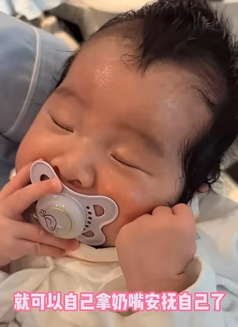 張紀中老婆曬四胎女兒,小龍珠出生10天長得胖嘟嘟,越來越像爸爸