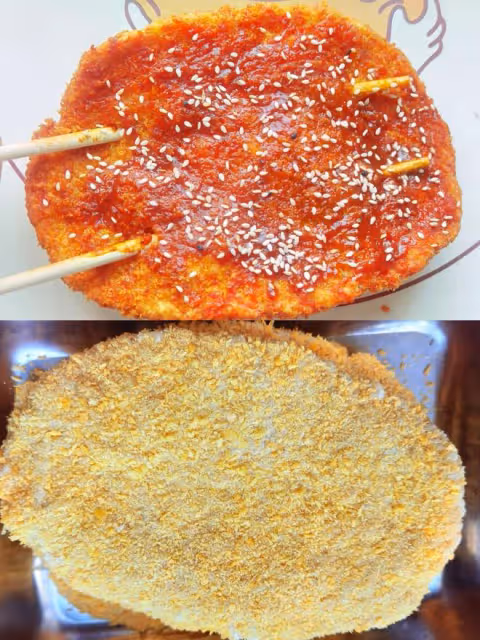 炸面排～夜市超火的小吃