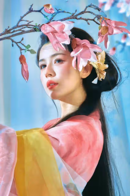 佟麗婭PK哈尼克孜,同穿漢服一個妖艷,一個魅惑眾生,新疆人穿漢服就服她倆!