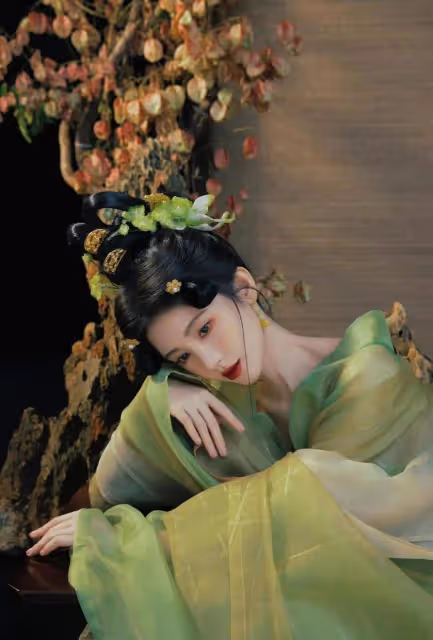 鞠婧禕、白鹿穿漢服!備受寵愛二小姐和端莊優雅大小姐,愛豆和演員清晰明了!