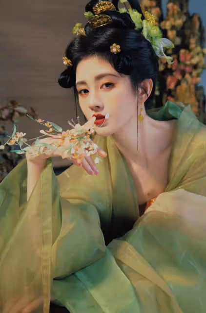 鞠婧禕、白鹿穿漢服!備受寵愛二小姐和端莊優雅大小姐,愛豆和演員清晰明了!