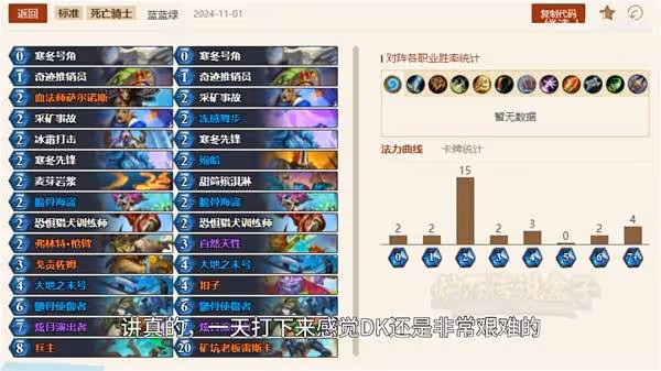 《爐石傳說》11月藍藍綠DK上分卡組推薦