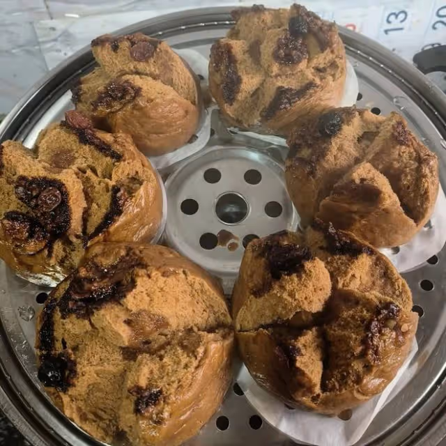 紅糖開花饅頭○包子饅頭系列