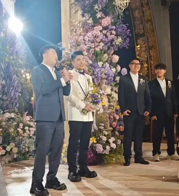 德雲社張九南大婚，現場奢華超浪漫，張雲雷出鏡胖好多