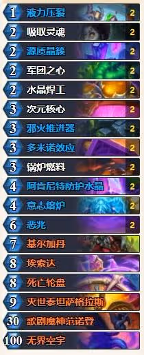 《爐石傳說》深暗領域版本術士卡組推薦