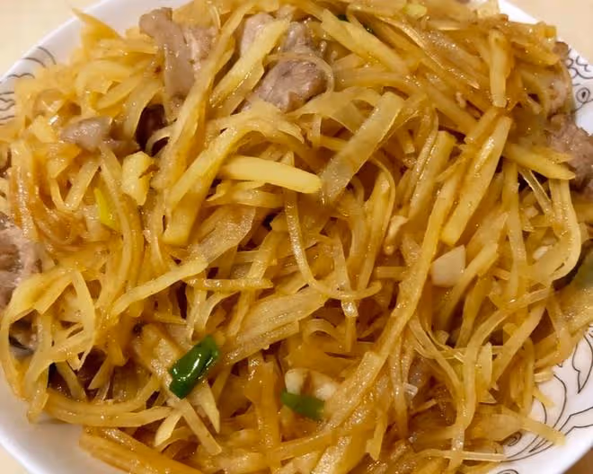 姑姑親傳的炒土豆絲
