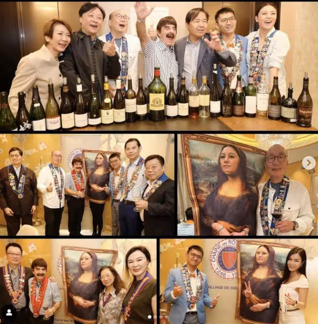 TVB前花旦與外國男友人擁抱品酒,感情生活神秘,曾有四段情均無果被批拜金