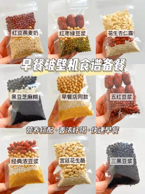 ‼️懶人必備早餐豆漿包/破壁機營養食譜