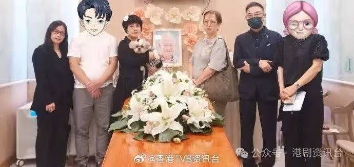 前TVB女星另一半曝光?神秘男現身安息禮送別陳爸爸