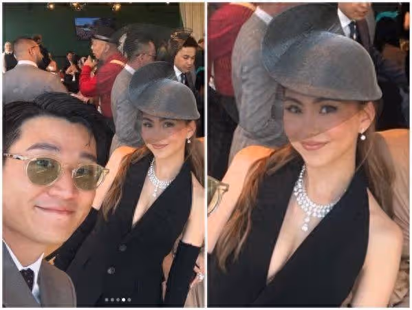 昆凌「前後都露」看比賽全被拍！深V蹦出超凶身材 一轉身…震撼5萬人