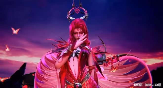 情魔神降臨驅魔關,居高臨下氣勢拉滿,露肚裝配玉腿好絕