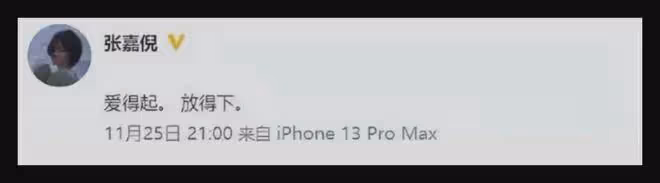 時隔一年，37歲張嘉倪全平台解封，但她和楊穎的結局註定不一樣