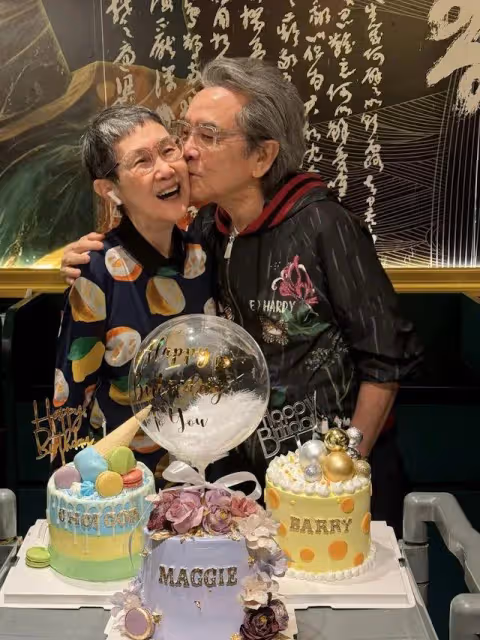 TVB老戲骨姜大衛三代同堂慶祝太太76歲生日,60歲女婿曹永廉獲贊凍齡