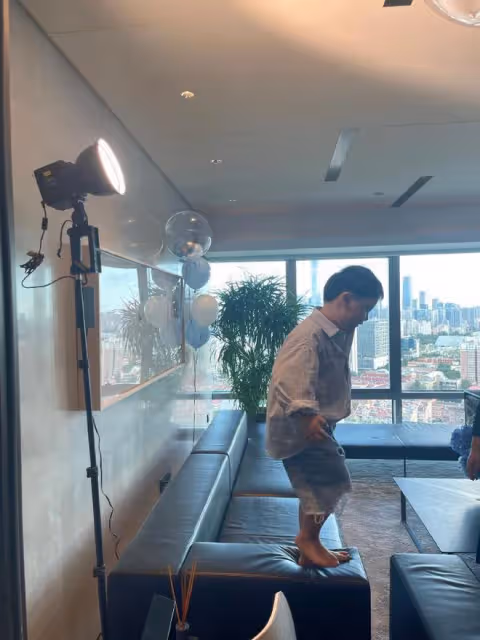 沈騰兒子6歲生日照曝光,小獅子長得白白胖胖,像爸又像媽超可愛