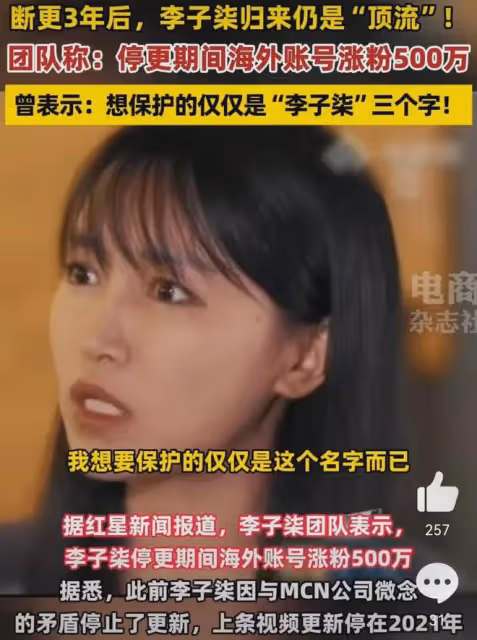 李子柒正式回歸,視頻迅速獲百萬點贊,歸來仍是獨一無二美學頂流