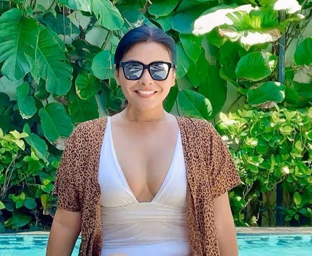 香港知名女星低調結婚,穿泳裝大秀豐滿身材,患乳腺癌心態良好