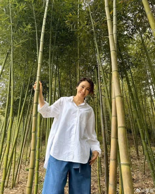 黎姿曬近況,年過半百素顏氣質依舊出眾,與父母弟弟坐摩天輪太溫馨