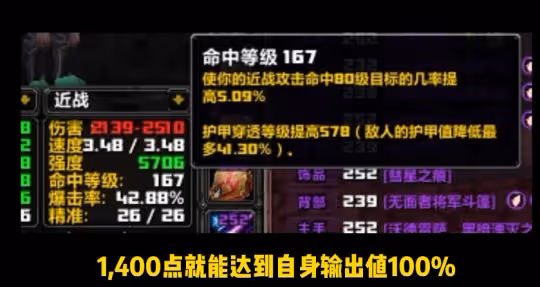WLK懷舊服戰士破甲機制解析 1400才能達到滿破
