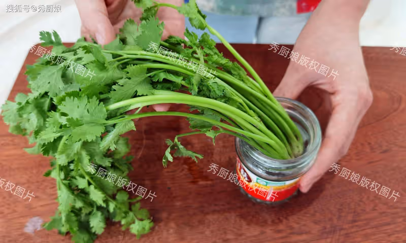今天才發現,「香菜」保存這麼簡單!不發黃、不打蔫,放久都新鮮
