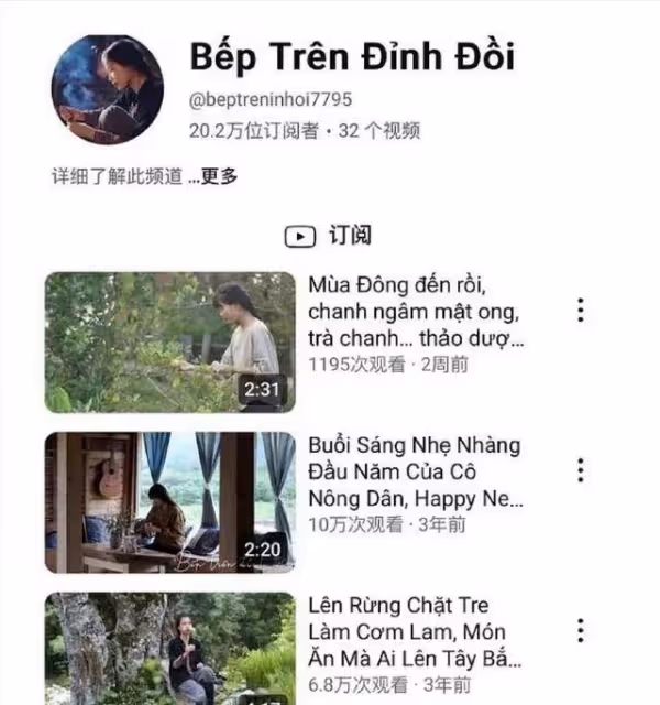 越南博主深度模仿李子柒,從造型到風格,李子柒回歸她也將復出
